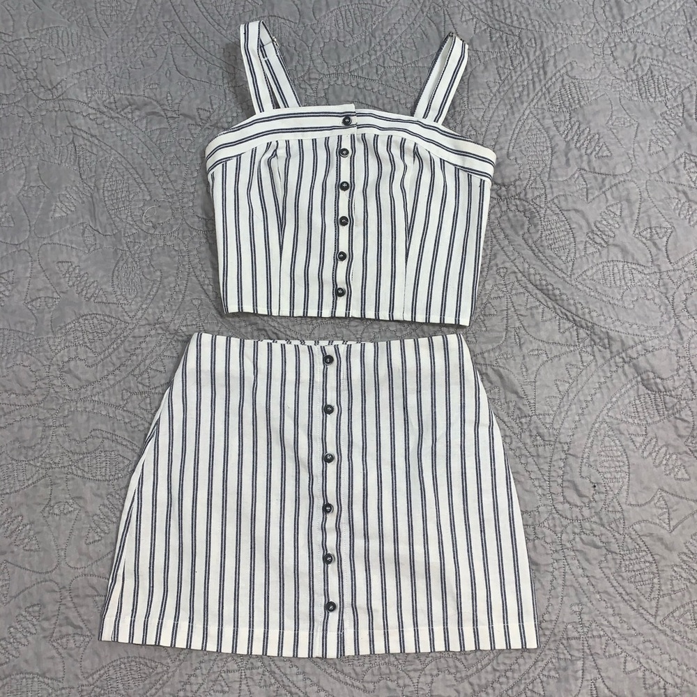 Two piece skirt and tank top